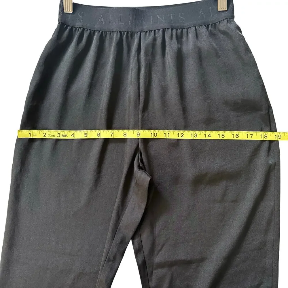 ALLSAINTS Nala Pull On Tapered Jogger Trousers Sz 2 - Picture 8 of 9
